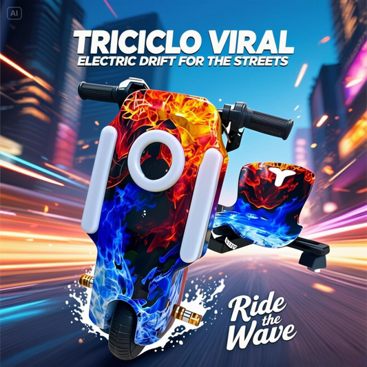 🔥 Drift Trike Fuego y Agua 🌊