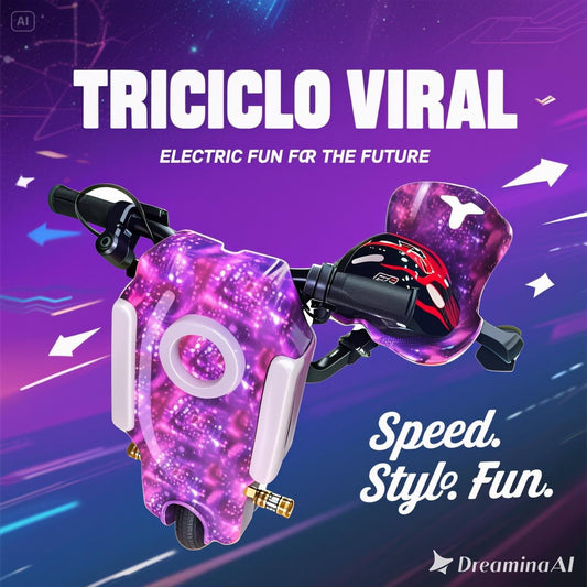 Drift Trike Galaxia Morada⚡